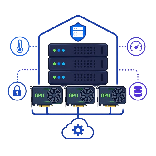 self-hosted on GPU clusters